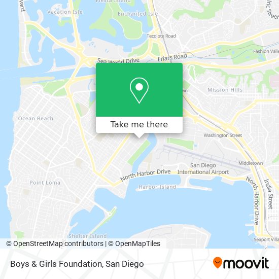 Mapa de Boys & Girls Foundation