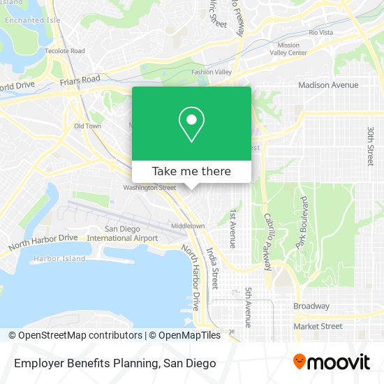 Mapa de Employer Benefits Planning