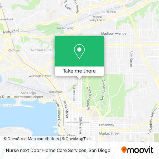 Nurse next Door Home Care Services map