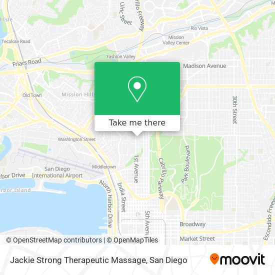 Mapa de Jackie Strong Therapeutic Massage