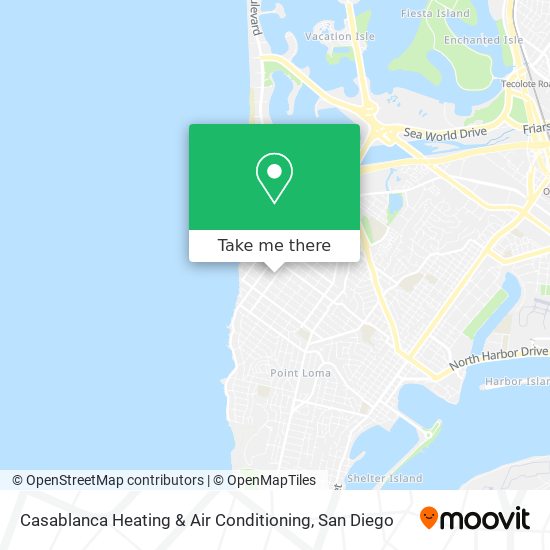 Mapa de Casablanca Heating & Air Conditioning