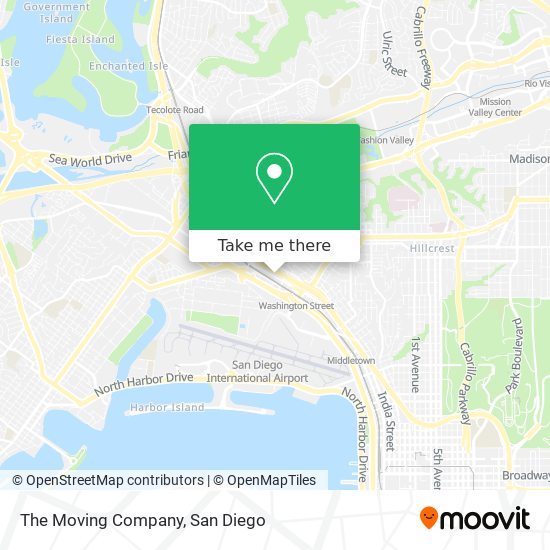 The Moving Company map