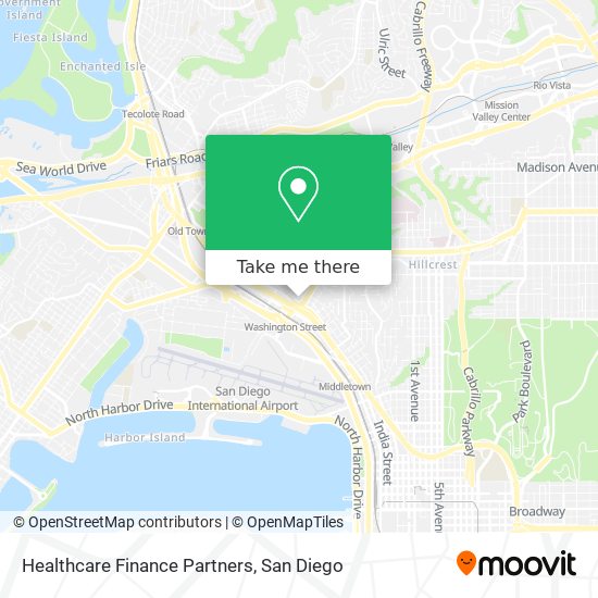 Healthcare Finance Partners map