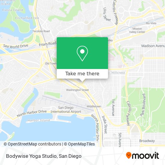Bodywise Yoga Studio map