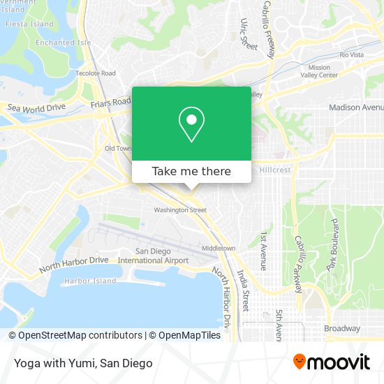 Yoga with Yumi map