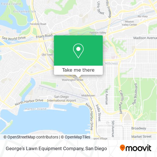 Mapa de George's Lawn Equipment Company
