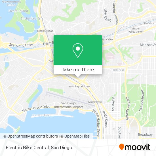 Mapa de Electric Bike Central