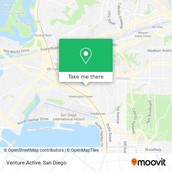 Venture Active map