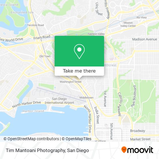 Tim Mantoani Photography map