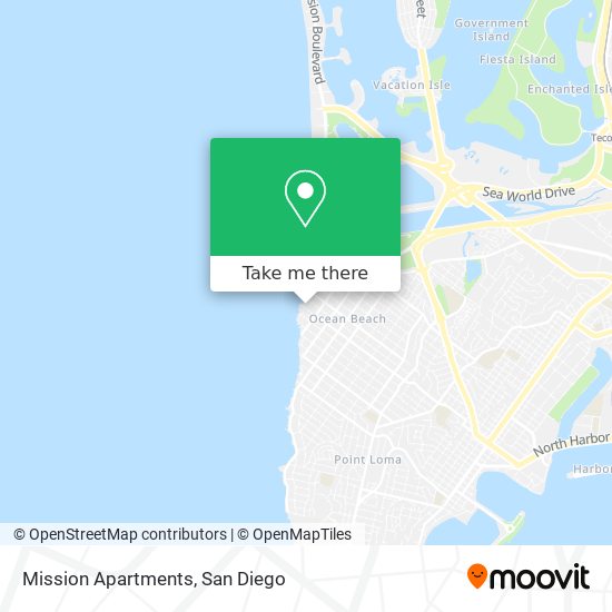 Mission Apartments map