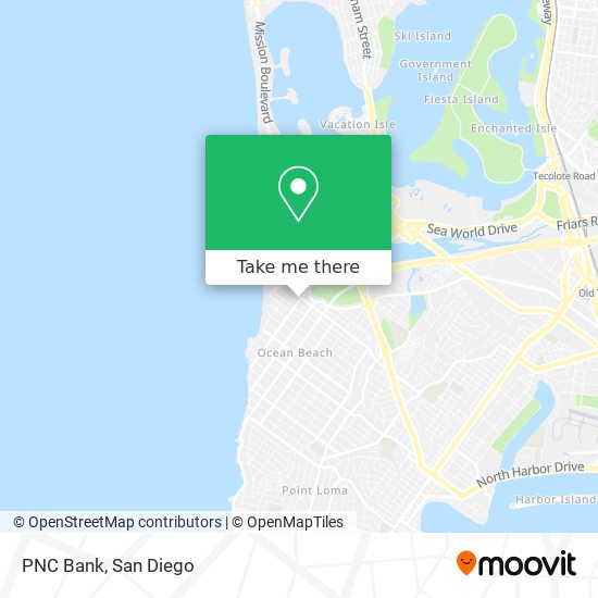 PNC Bank map