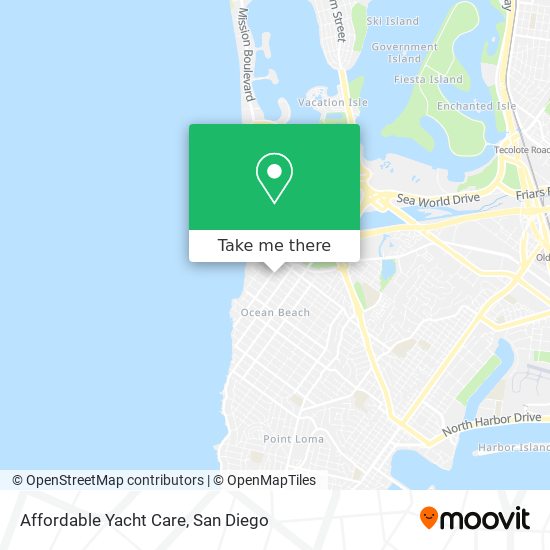 Mapa de Affordable Yacht Care