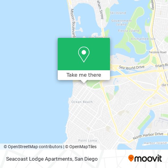 Mapa de Seacoast Lodge Apartments