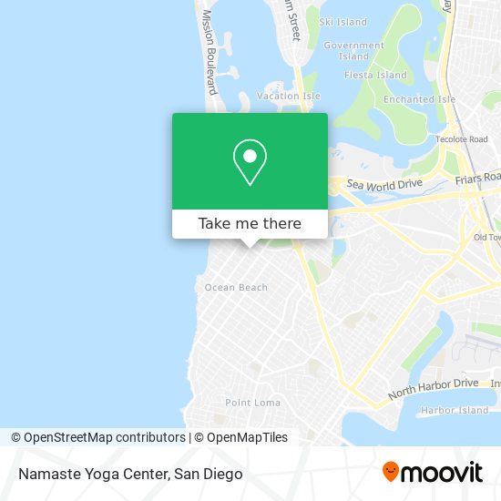 Mapa de Namaste Yoga Center