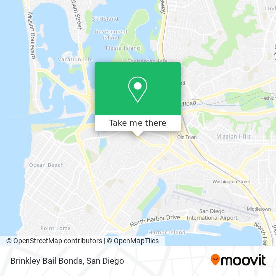 Brinkley Bail Bonds map