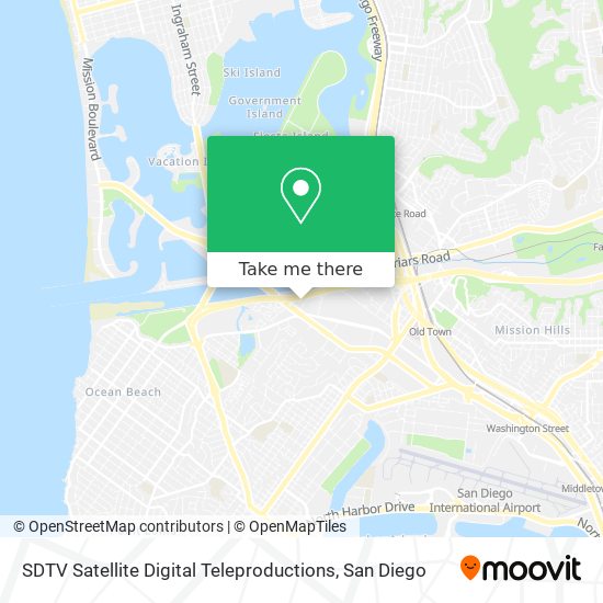 SDTV Satellite Digital Teleproductions map