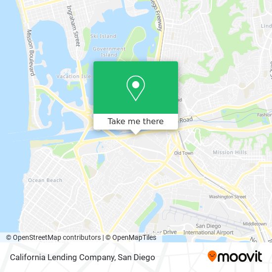 Mapa de California Lending Company