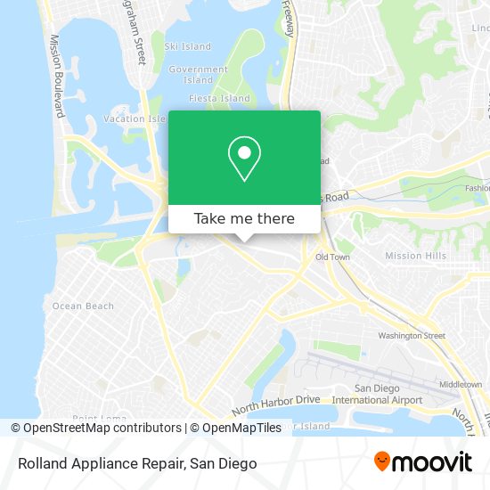 Mapa de Rolland Appliance Repair