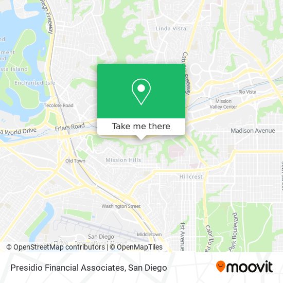 Presidio Financial Associates map