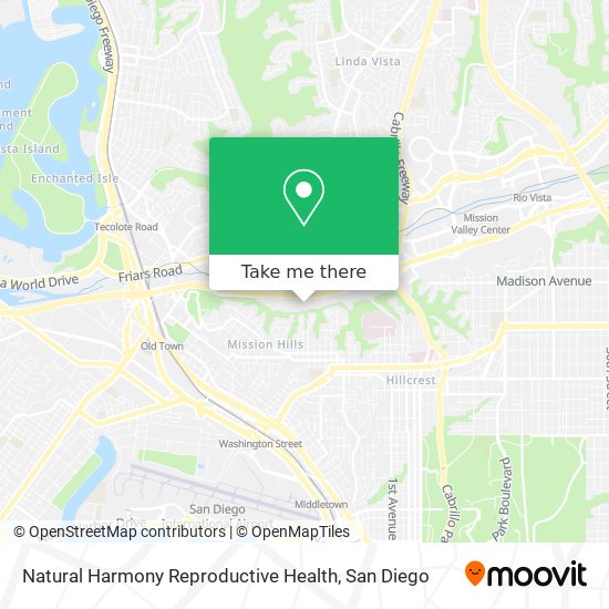 Natural Harmony Reproductive Health map