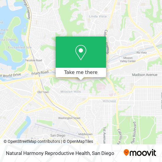 Mapa de Natural Harmony Reproductive Health