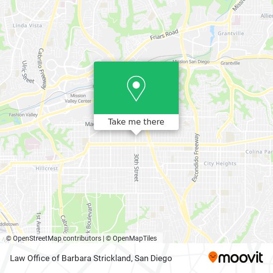Mapa de Law Office of Barbara Strickland