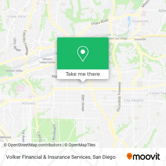 Volker Financial & Insurance Services map