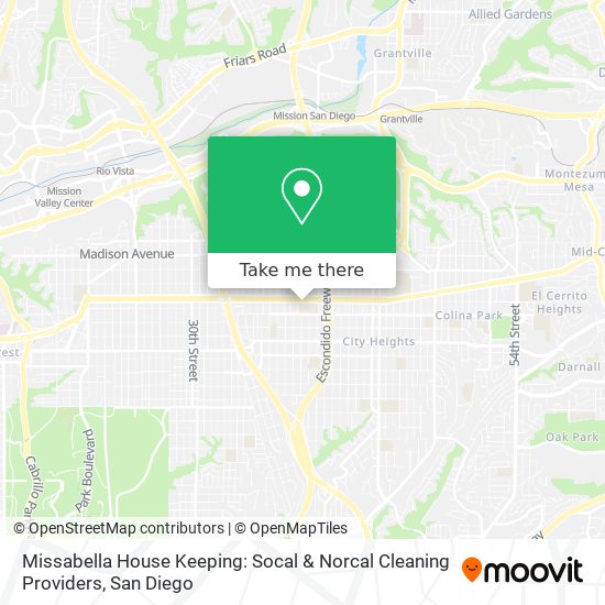 Missabella House Keeping: Socal & Norcal Cleaning Providers map