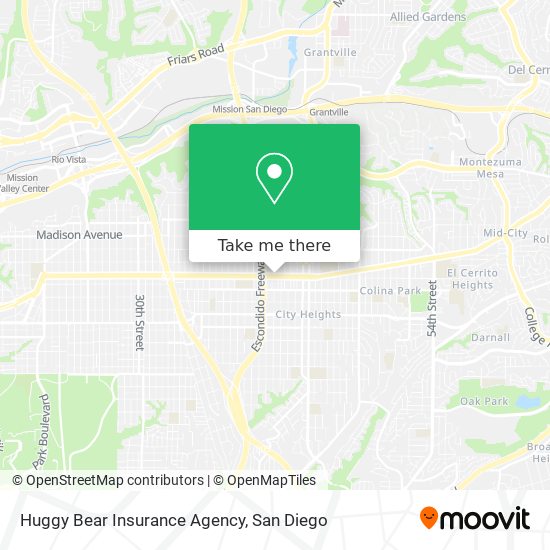 Huggy Bear Insurance Agency map