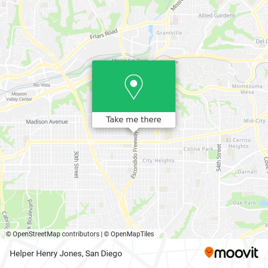 Helper Henry Jones map