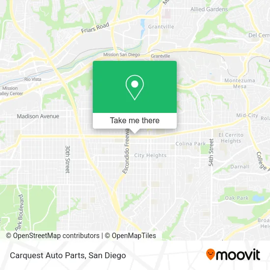 Carquest Auto Parts map