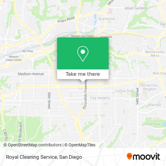 Mapa de Royal Cleaning Service