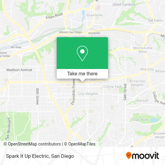 Mapa de Spark It Up Electric