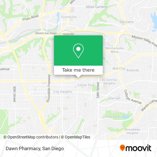 Dawn Pharmacy map