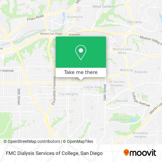 FMC Dialysis Services of College map