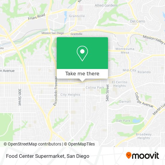 Food Center Supermarket map