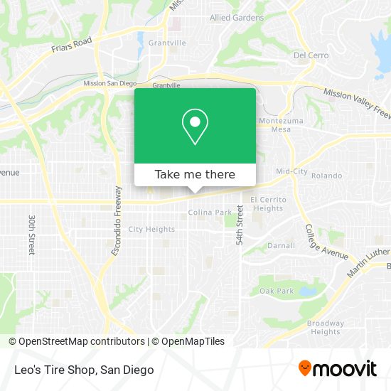 Leo's Tire Shop map