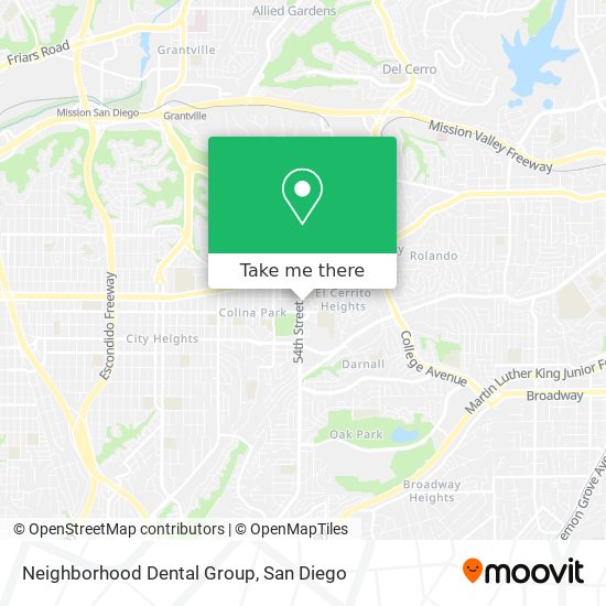 Neighborhood Dental Group map