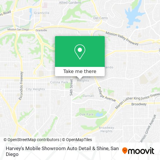 Harvey's Mobile Showroom Auto Detail & Shine map