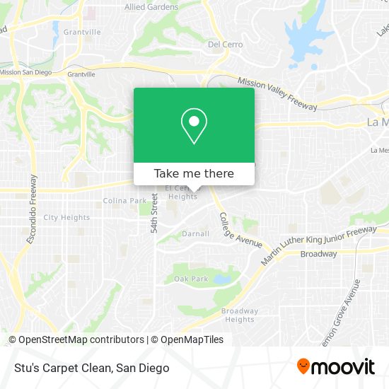 Mapa de Stu's Carpet Clean