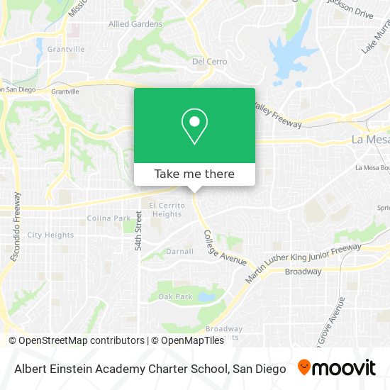 Albert Einstein Academy Charter School map