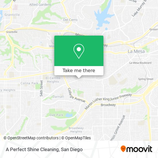 A Perfect Shine Cleaning map