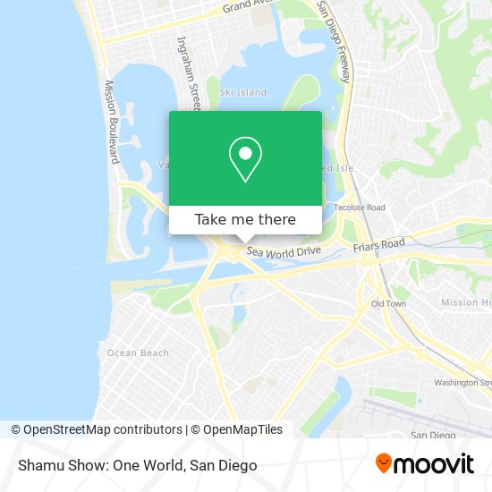 Mapa de Shamu Show: One World