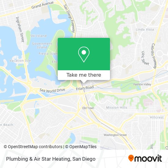 Mapa de Plumbing & Air Star Heating