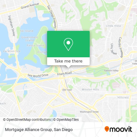 Mortgage Alliance Group map