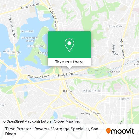 Taryn Proctor - Reverse Mortgage Specialist map