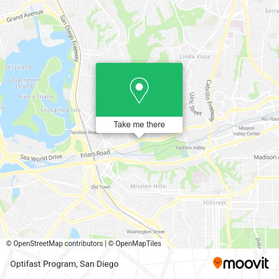 Mapa de Optifast Program