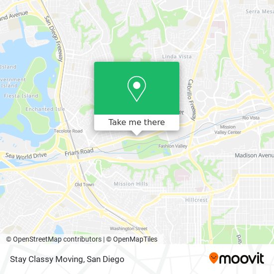 Stay Classy Moving map