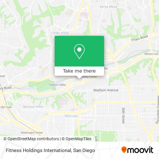 Fitness Holdings International map