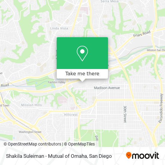 Mapa de Shakila Suleiman - Mutual of Omaha